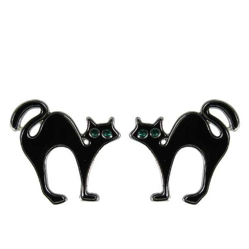 Sleek cat earrings