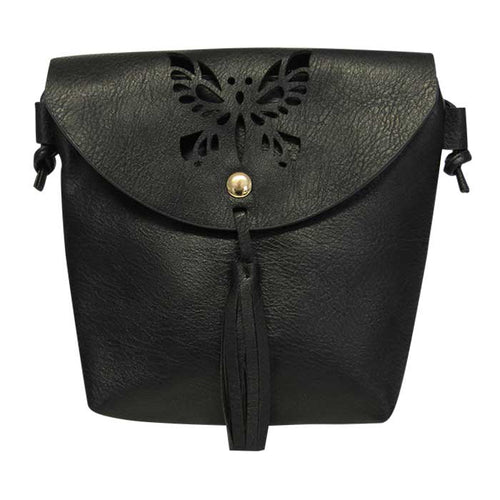 Shoulder butterfly bags black