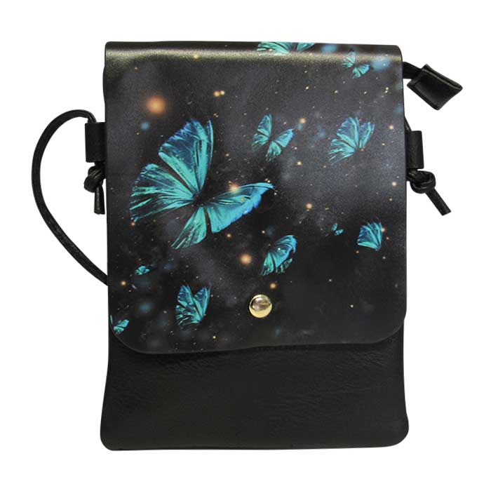 Shoulder bag butterfly night
