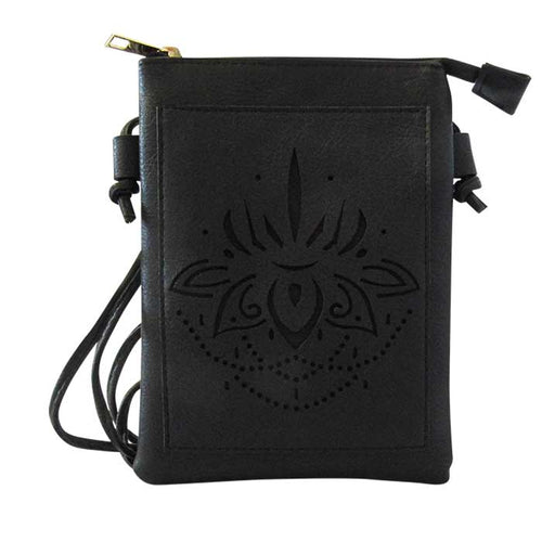 Shoulder bag lotus black
