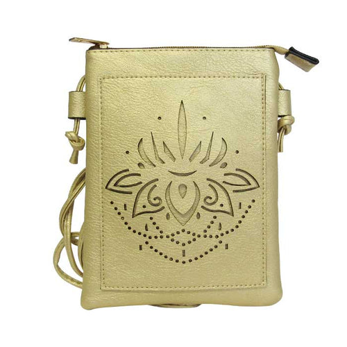 Shoulder bag lotus gold