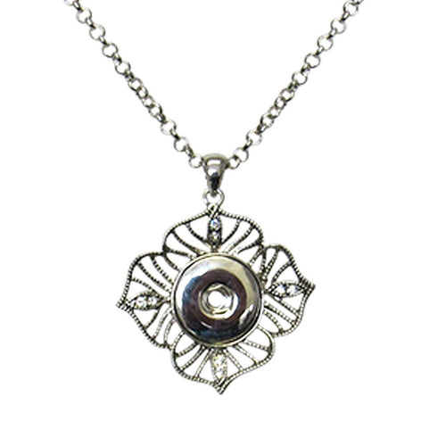 Jewellery Snap lotus necklace 47 cm