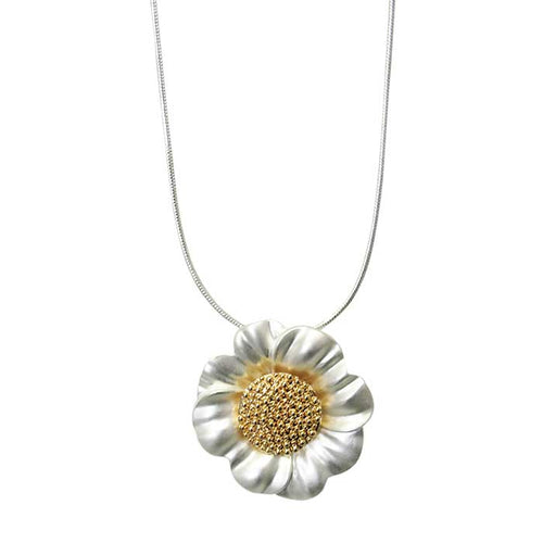 Sunflower necklace
