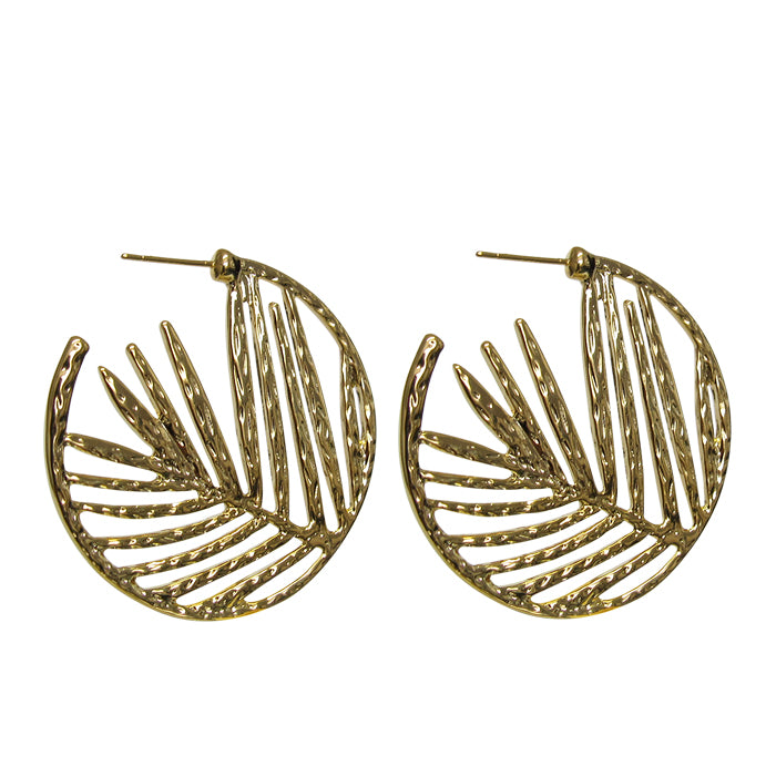 Jax golden fern earrings