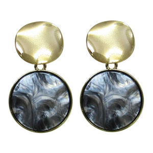 Jax marble rounds earrings