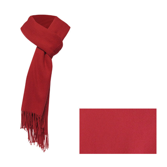Classic red scarf