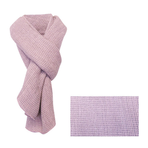 Texture in dusky pink scarf