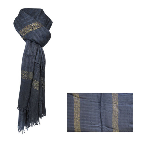 Royal blue scarf