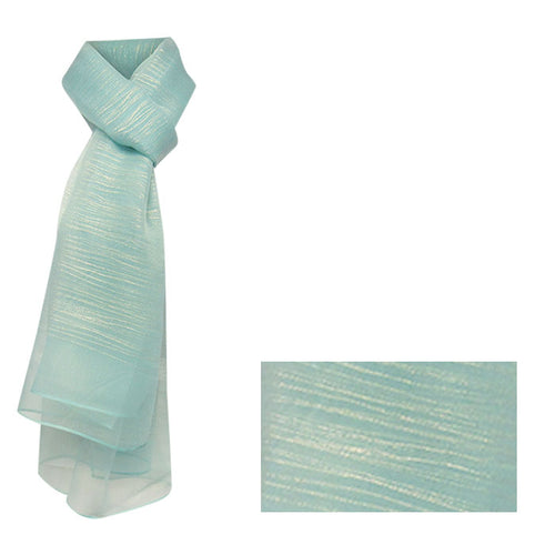 Mint waves scarf