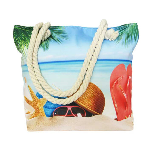 Rope tote bag jandals