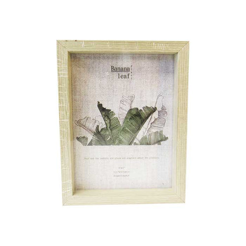 Beech tones white photo frame