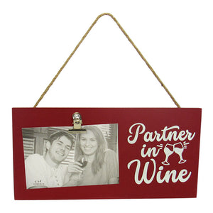 Partner in wine photo frame