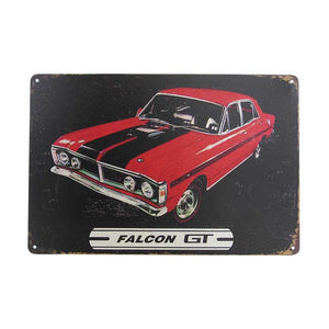 Art tin Ford Falcon GT