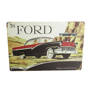 Art tin sign Ford classic