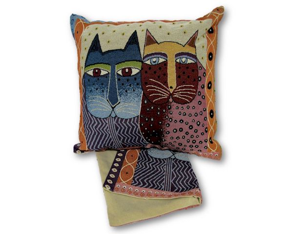 Art cats cushion cover