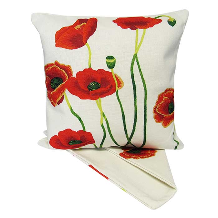 Poppy cushion cover