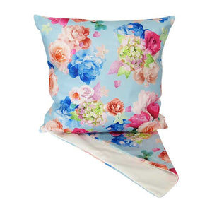 Floral bunches cushion cover