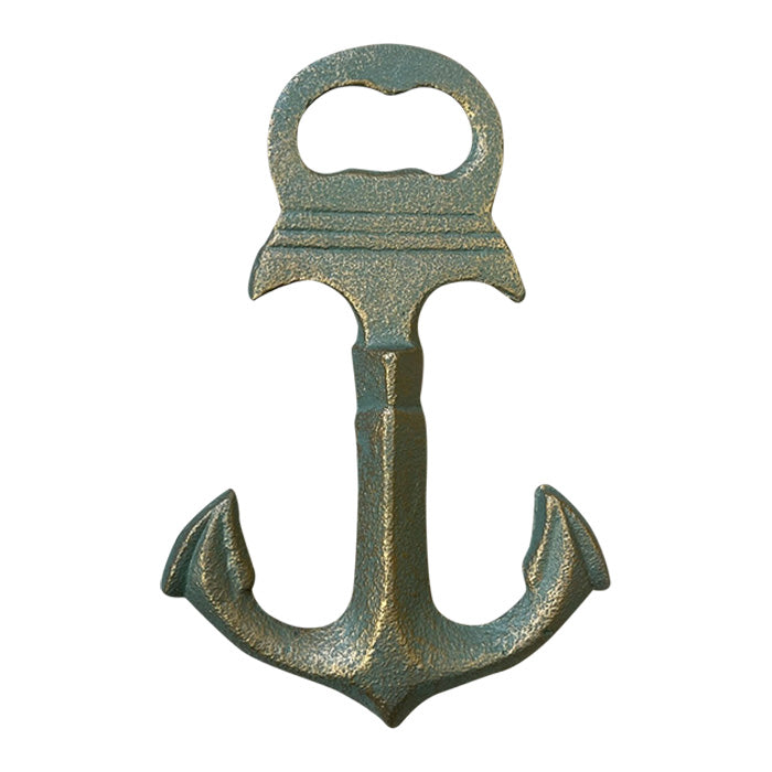 Anchor cast iron bottle opener
