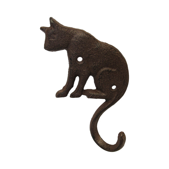 Cat coat cast iron hook