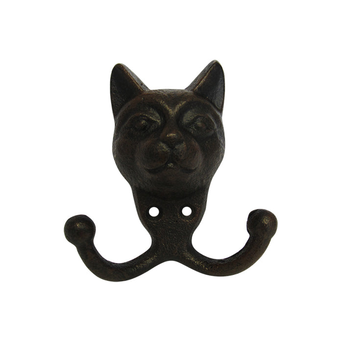 Cat double coat cast iron hook