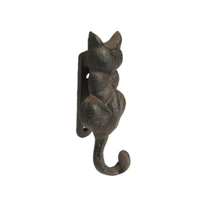 Cat cast iron door knocker