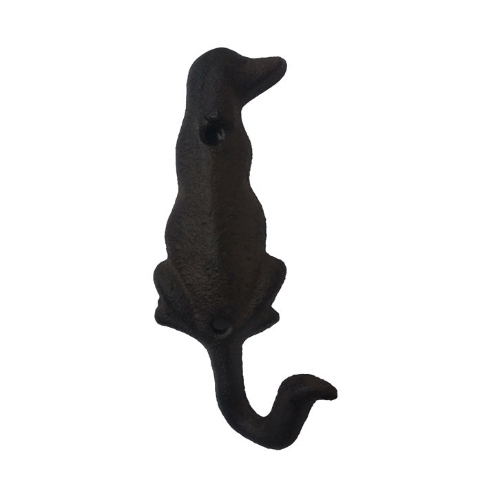 Puppy tail cast iron hook