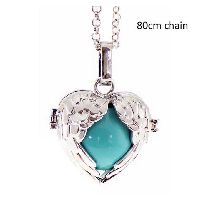 Angel Caller wings rhodium – Molly and me