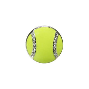 Diamante tennis ball snap