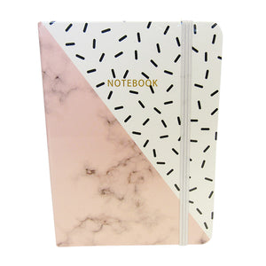 Notebook Marble Black+White