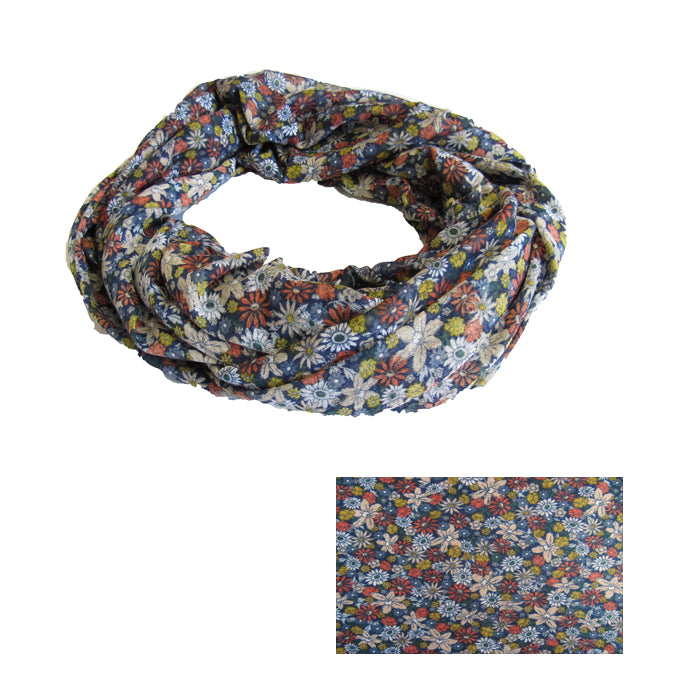 Colourful flowers snood