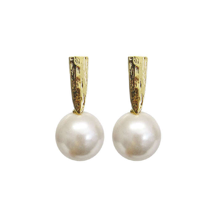 Jax Egyptian pearl drop earrings