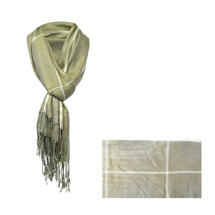 Shimmering gold scarf