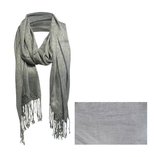 Shimmer silver wrap