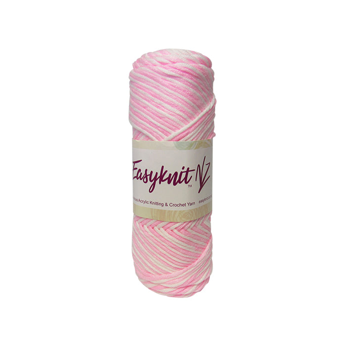 EasyKnit premium yarn pink & white