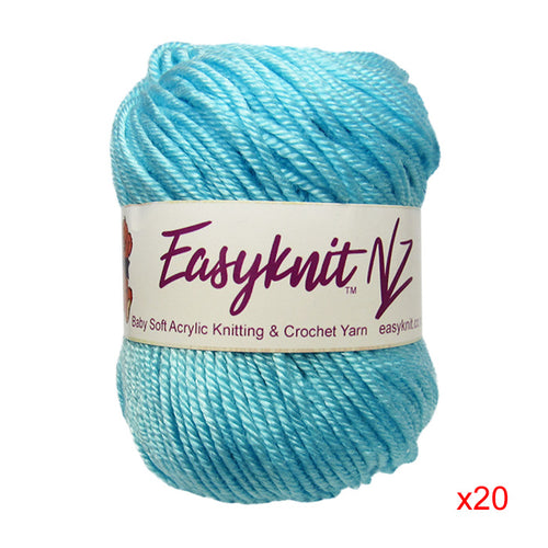 EasyKnit Baby Blue x20 Yarn