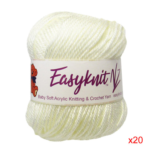 EasyKnit Baby Cream x20 Yarn