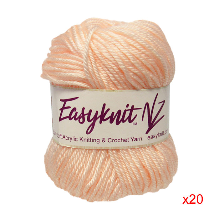 EasyKnit Baby Peach x20 Yarn