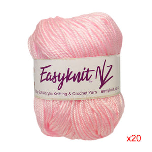EasyKnit Baby Pink x20 Yarn