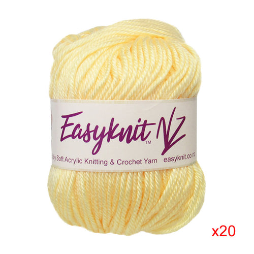 EasyKnit Baby Yellow x20 Yarn