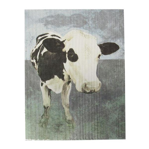 Textured art freisian cow