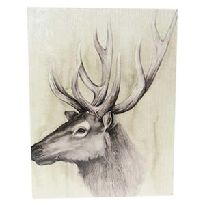 Textured art stag