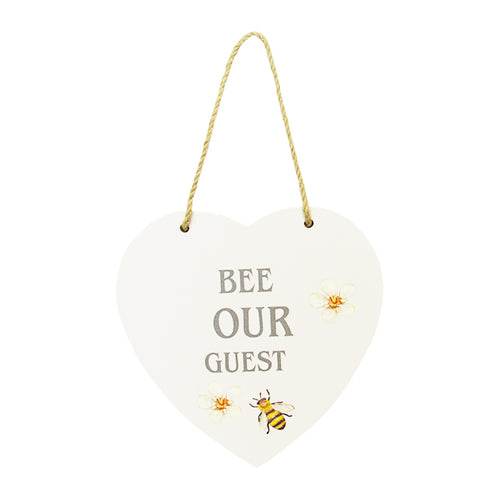 Bee heart hanger Bee Guest