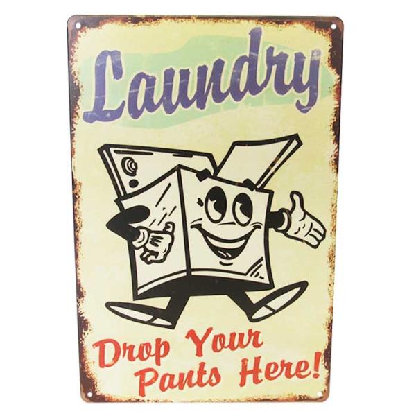 Art tin laundry pants