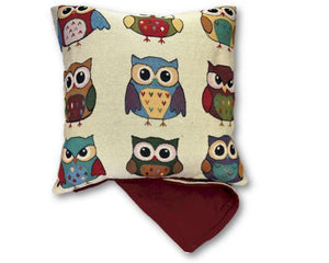 Owls nine cushion cover