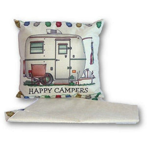 Happy Campers original cushion cover