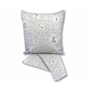 Child whimsy blue cushion cover