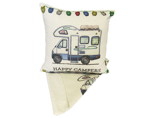 Happy Campers van cushion cover