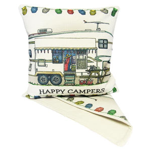 Happy Campers mothership cushion cover