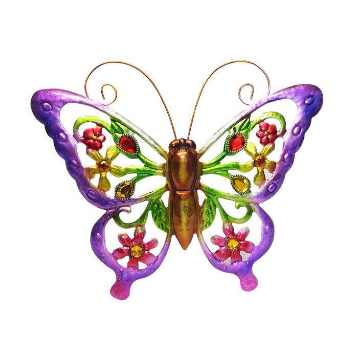 Wall art butterfly purple