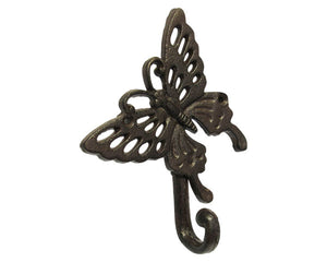 Butterfly cast iron hook